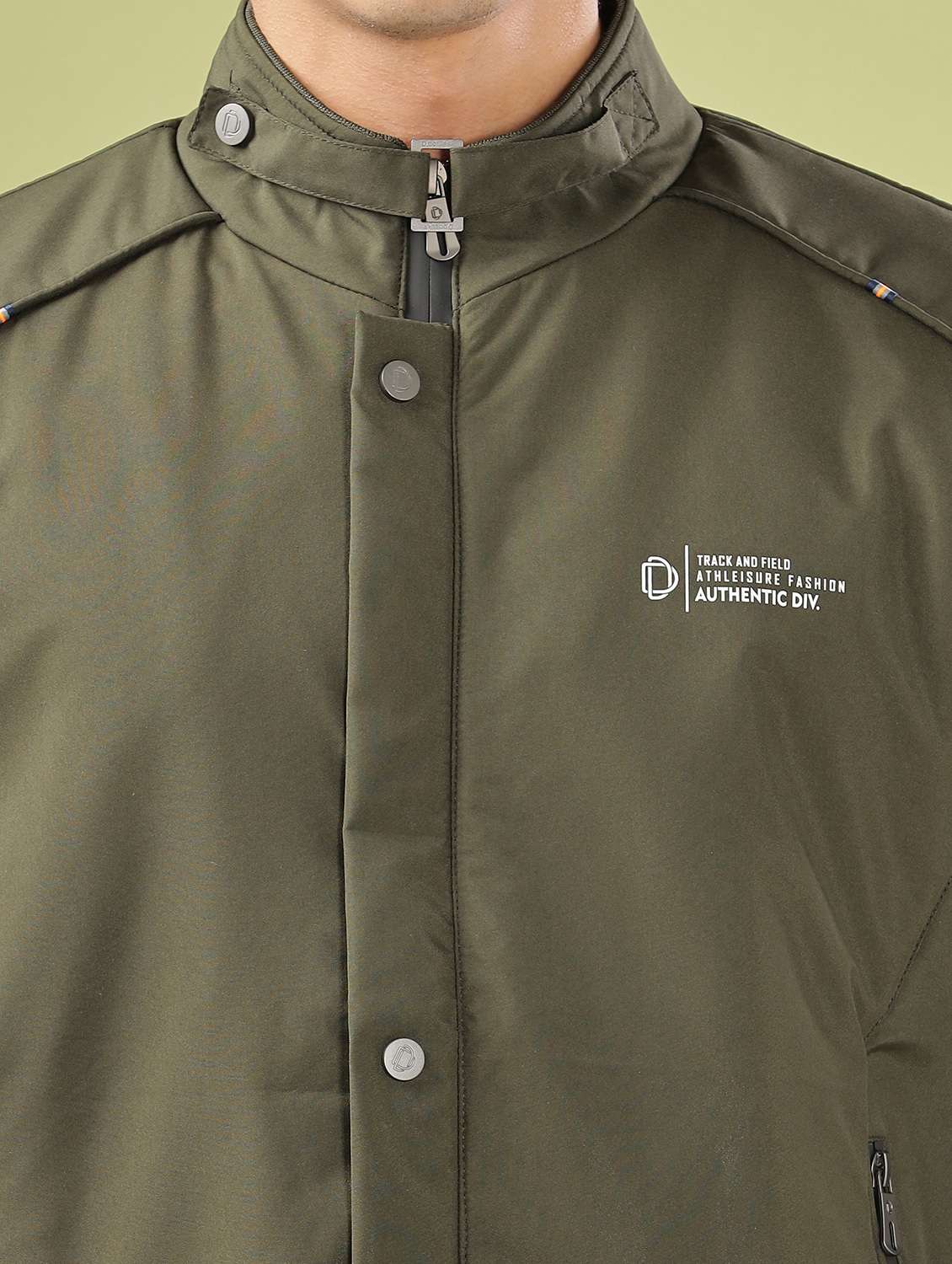 men solid long sleeve bomber jacket - 21586698 -  Standard Image - 5