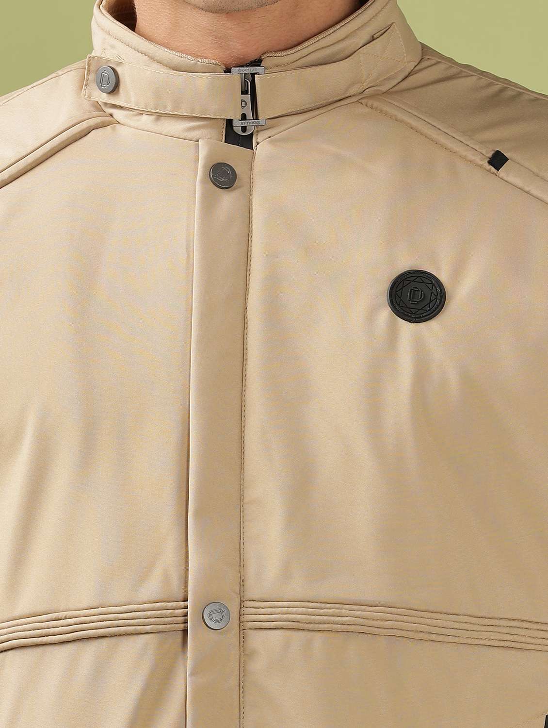 men solid long sleeve bomber jacket - 21586701 -  Standard Image - 5