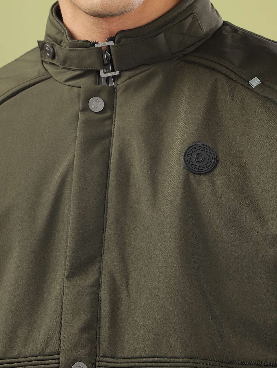 men solid long sleeve bomber jacket - 21586702 -  Standard Image - 5