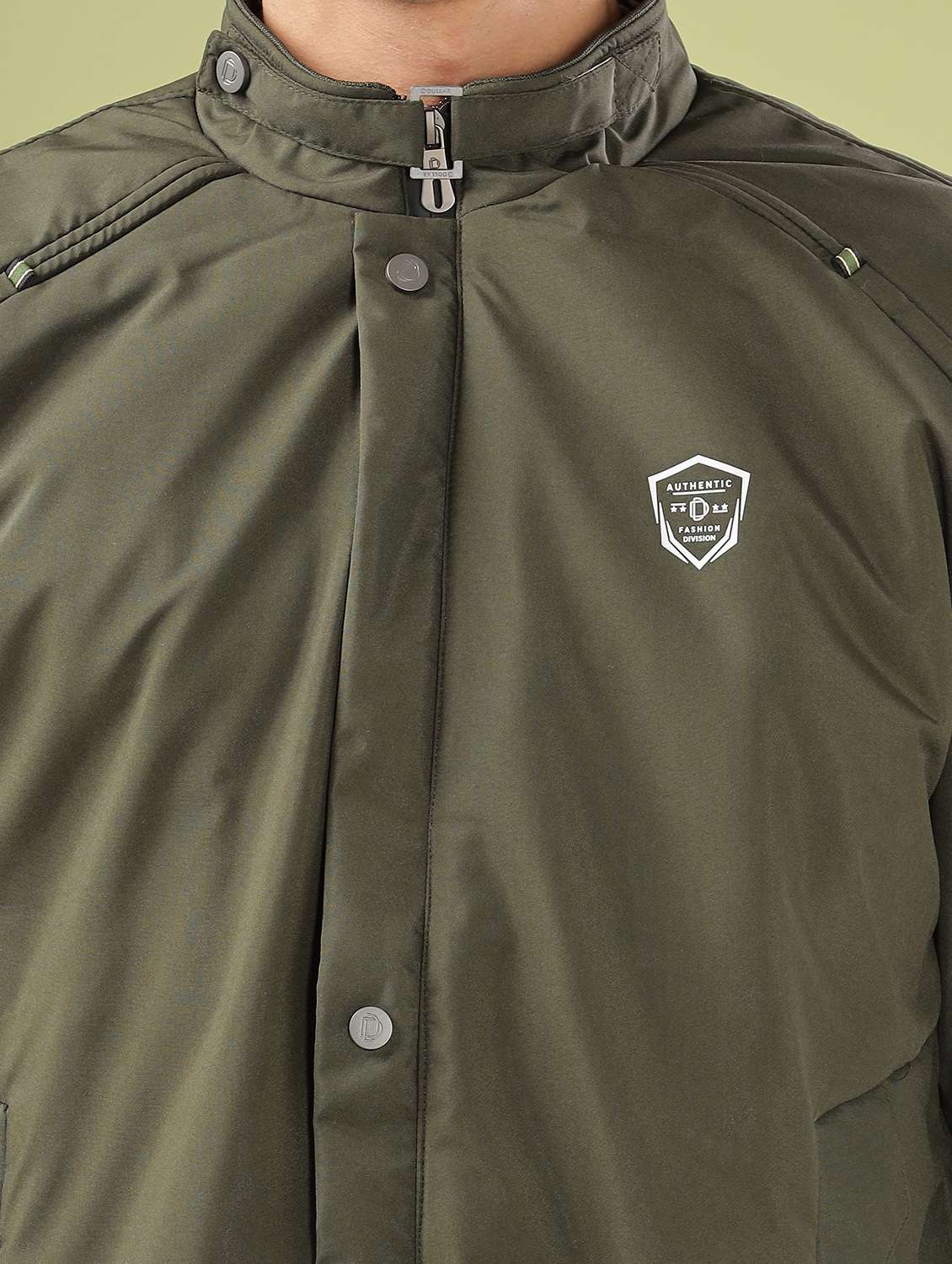 men solid long sleeve bomber jacket - 21586706 -  Standard Image - 5