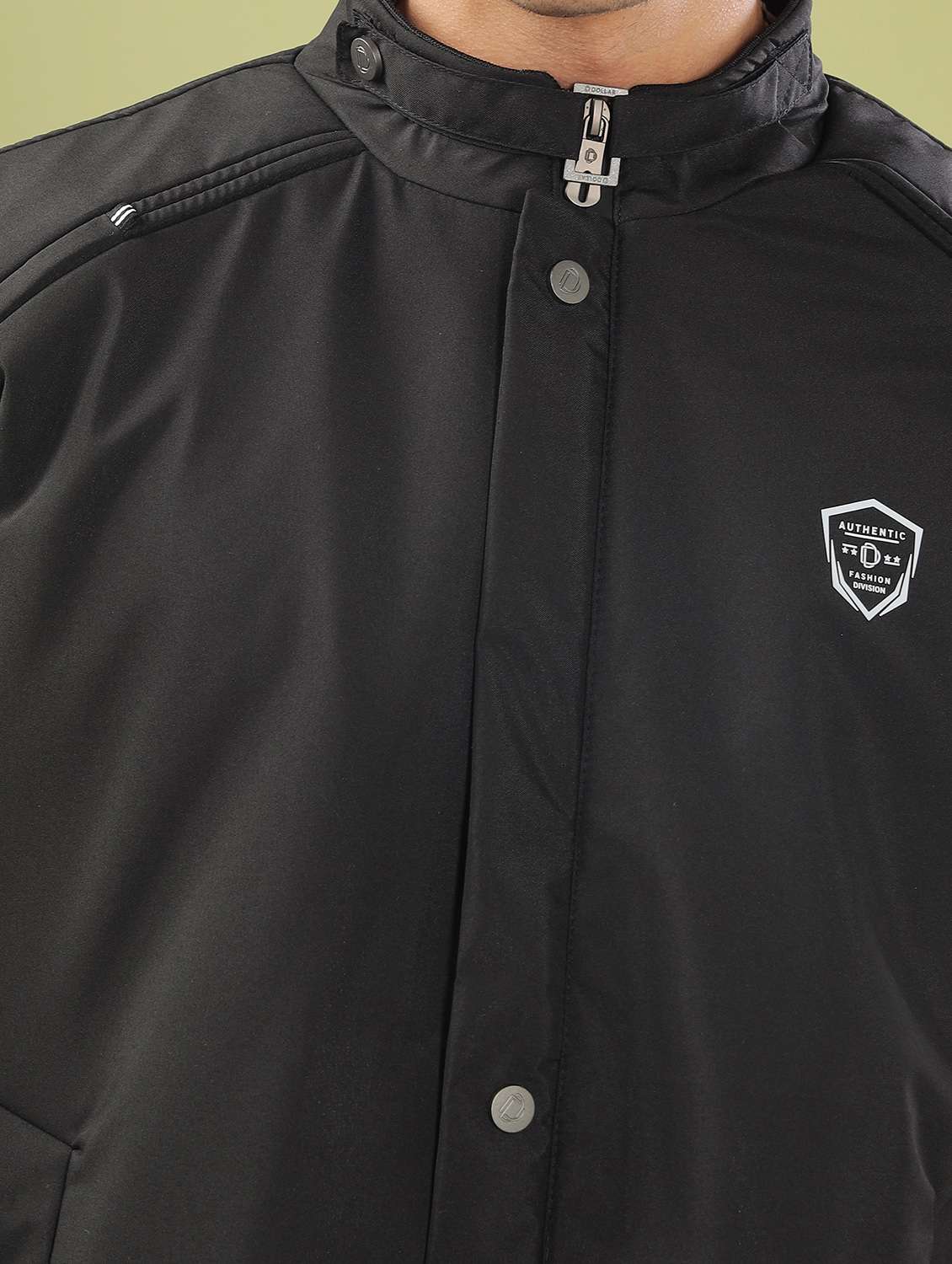 men solid long sleeve bomber jacket - 21586708 -  Standard Image - 5