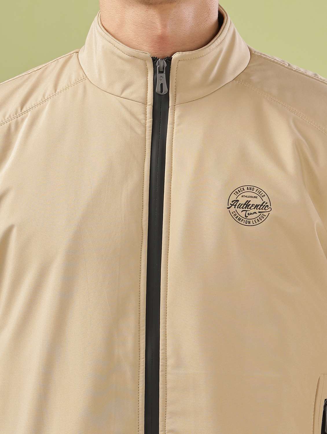 men solid long sleeve bomber jacket - 21586709 -  Standard Image - 5