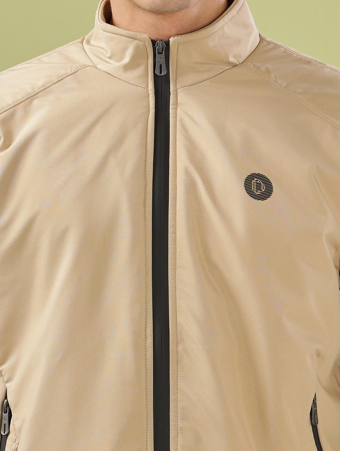 men solid long sleeve bomber jacket - 21586713 - Standard Image - 5