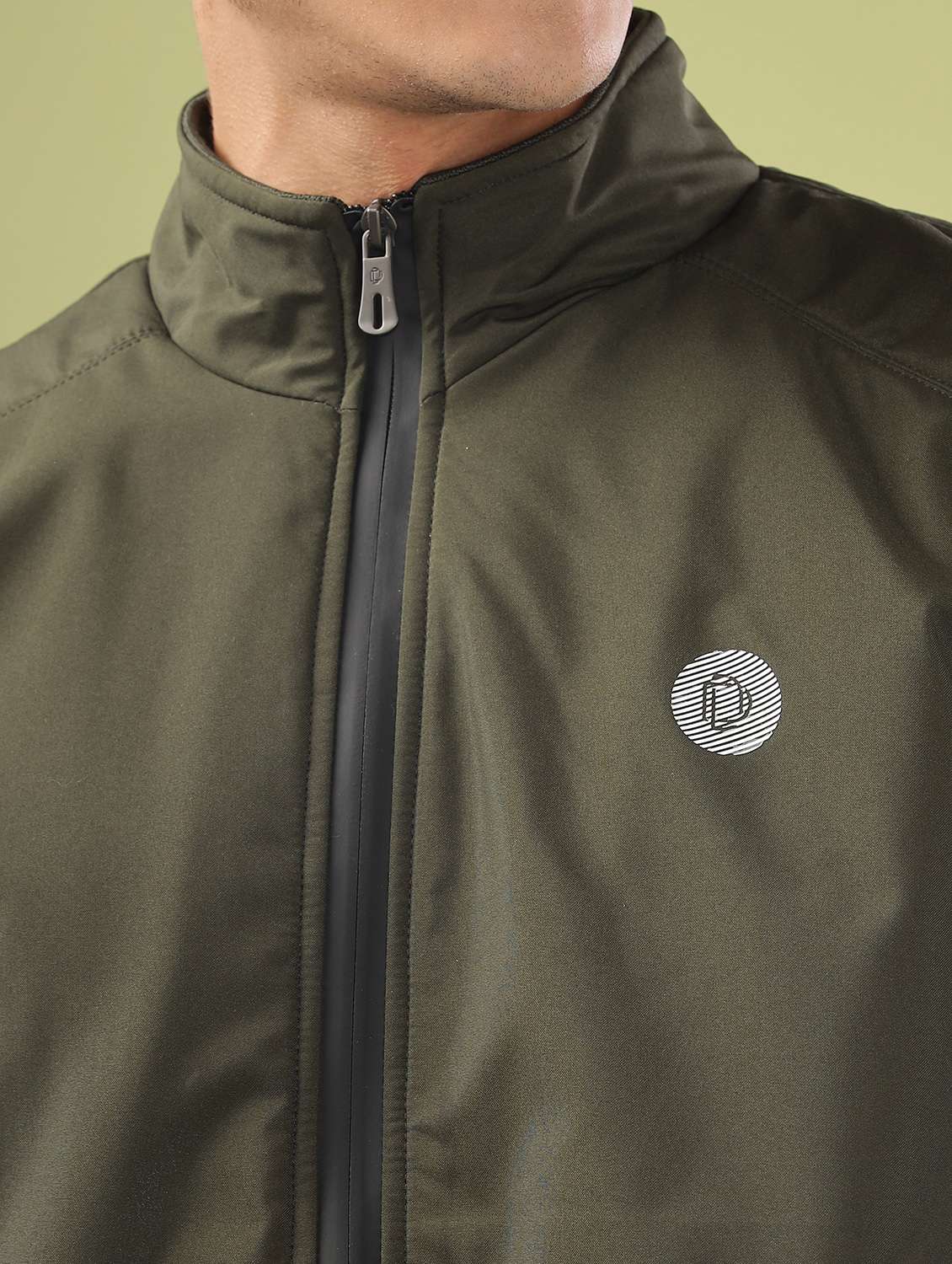 men solid long sleeve bomber jacket - 21586714 - Standard Image - 5