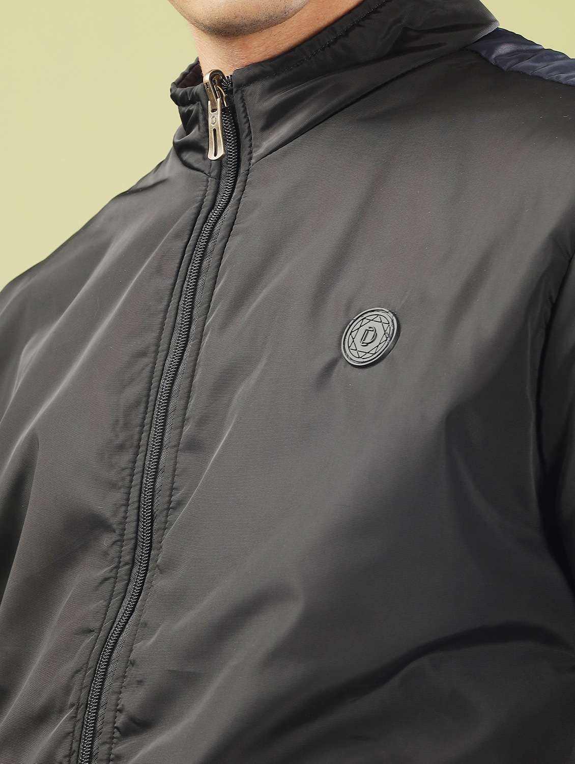 men solid long sleeve bomber jacket - 21586720 -  Standard Image - 5