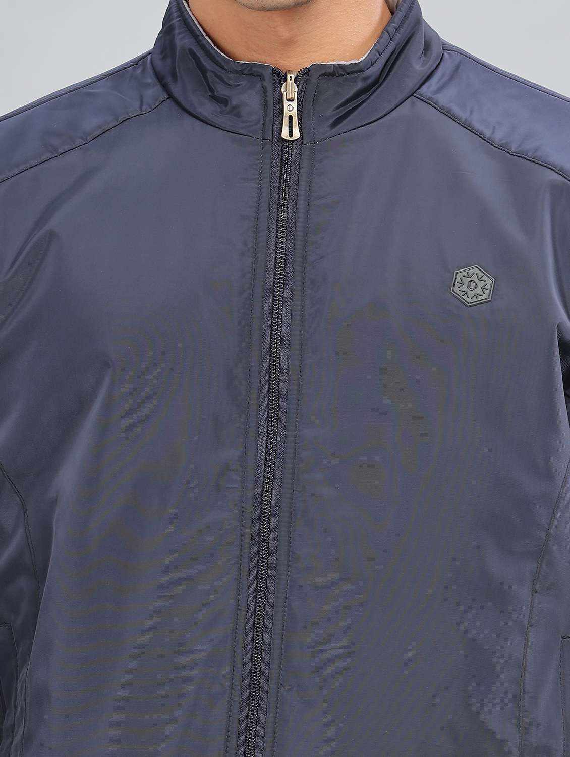 men solid long sleeve bomber jacket - 21586723 - Standard Image - 5