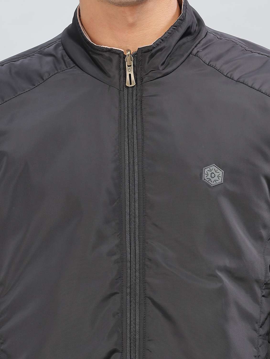 men solid long sleeve bomber jacket - 21586724 -  Standard Image - 5