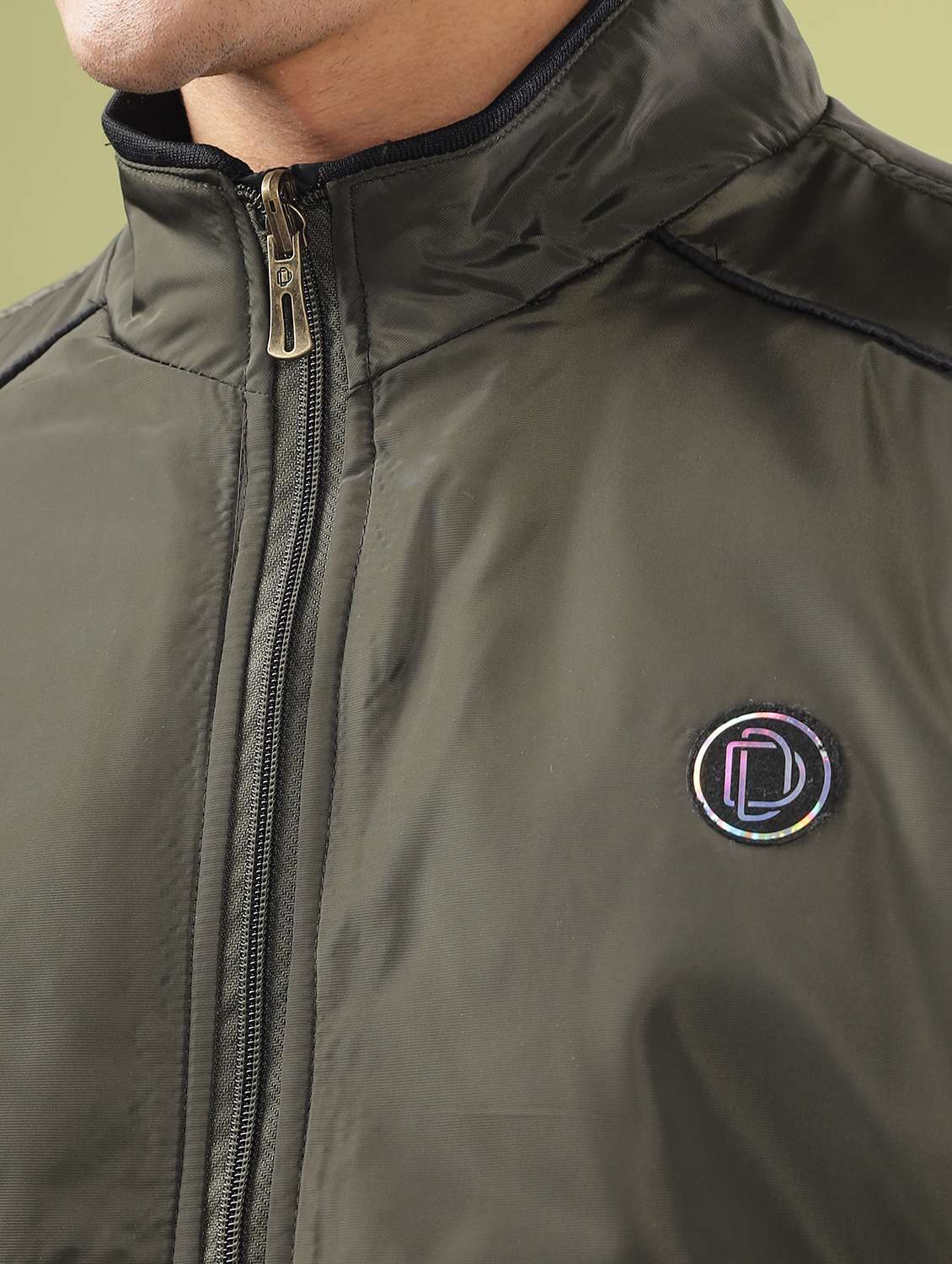 men solid long sleeve bomber jacket - 21586726 -  Standard Image - 5