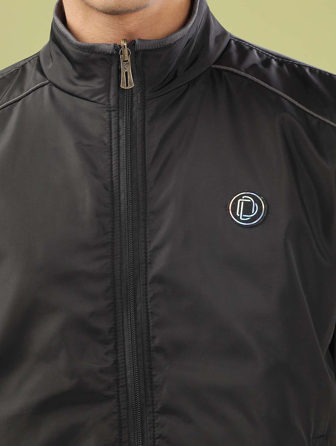 men solid long sleeve bomber jacket - 21586728 -  Standard Image - 5