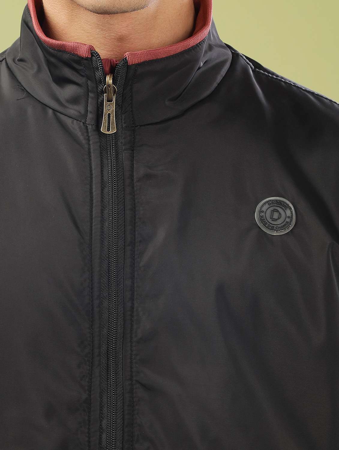 men solid long sleeve bomber jacket - 21586736 -  Standard Image - 5