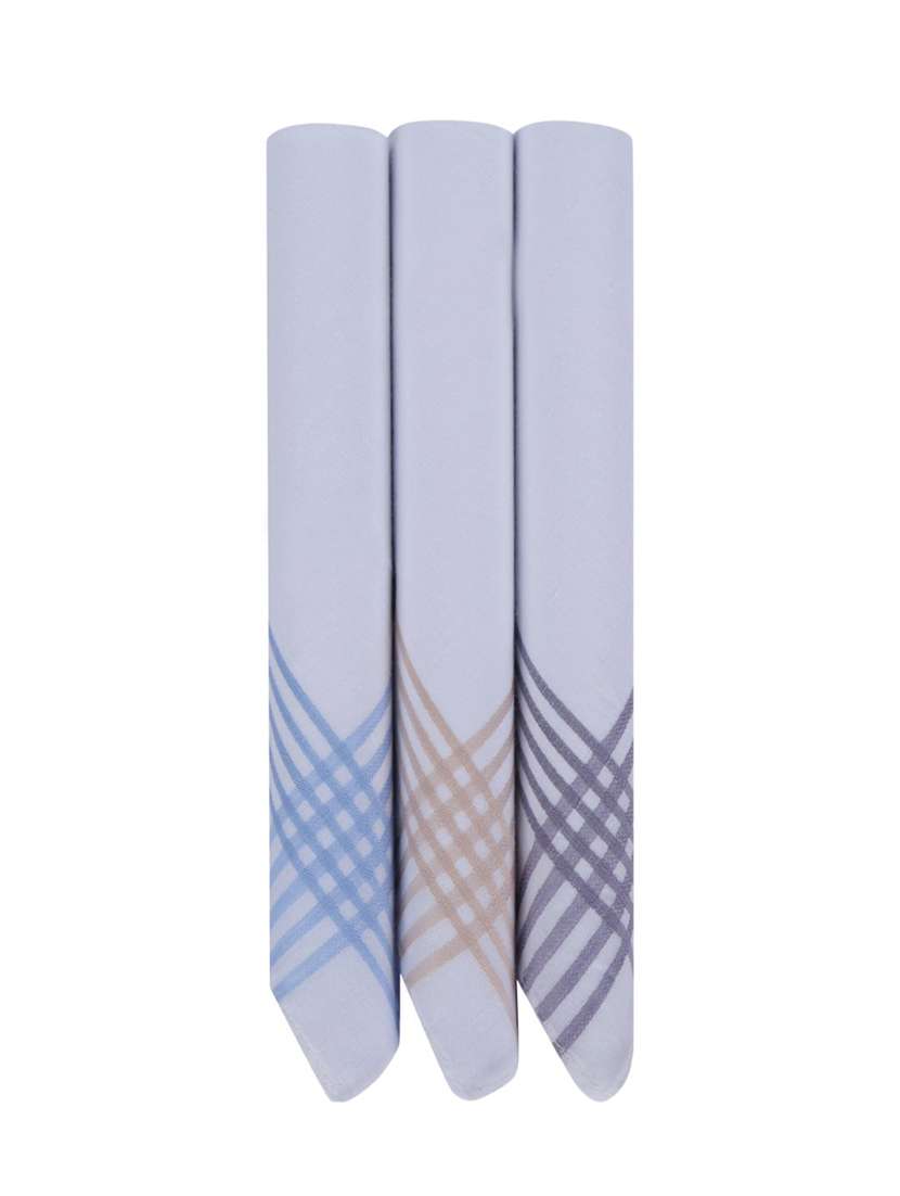 men pack of 3 cotton handkerchief