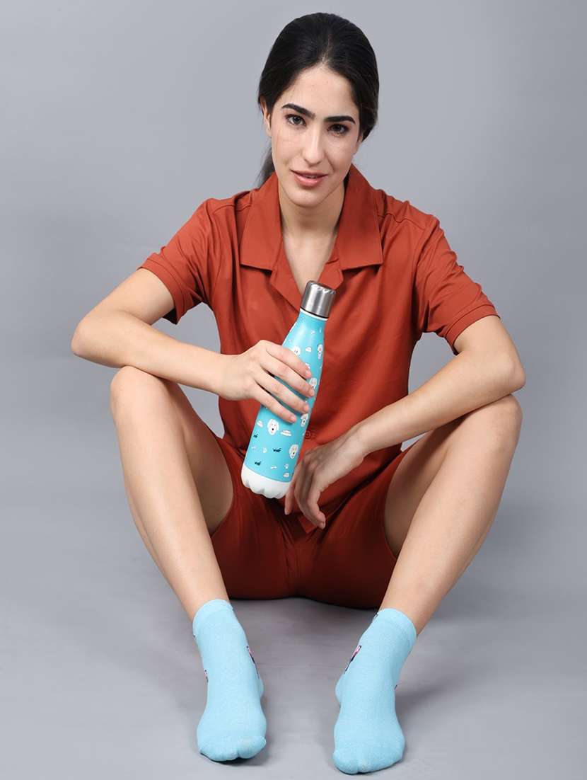 women ankle length combo socks - 21586773 -  Standard Image - 3