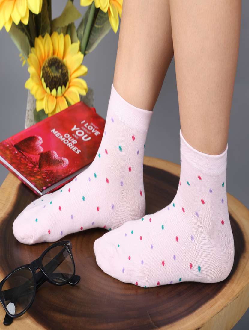 women pack of 3 above ankle length socks - 21586790 -  Standard Image - 3