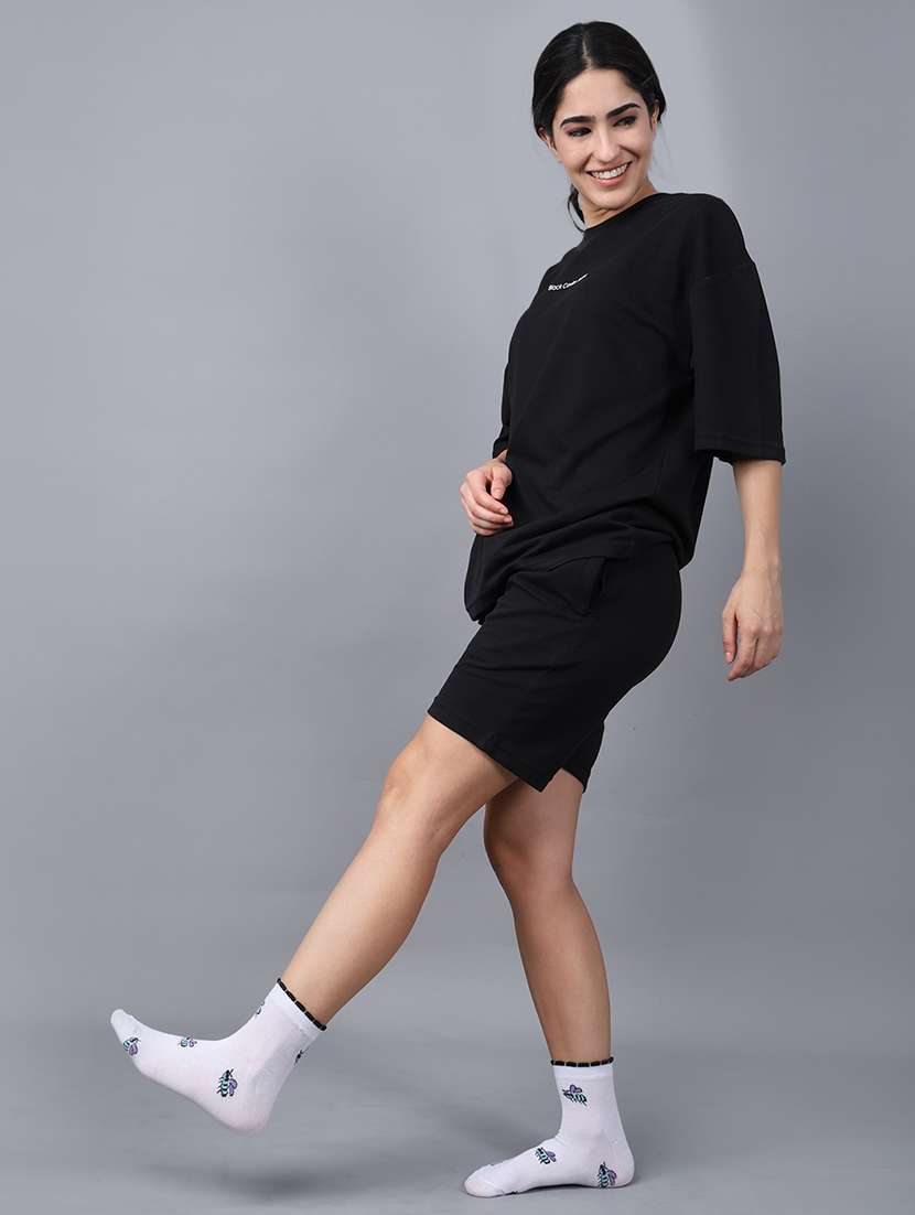 women white ankle length socks - 21586811 -  Standard Image - 3