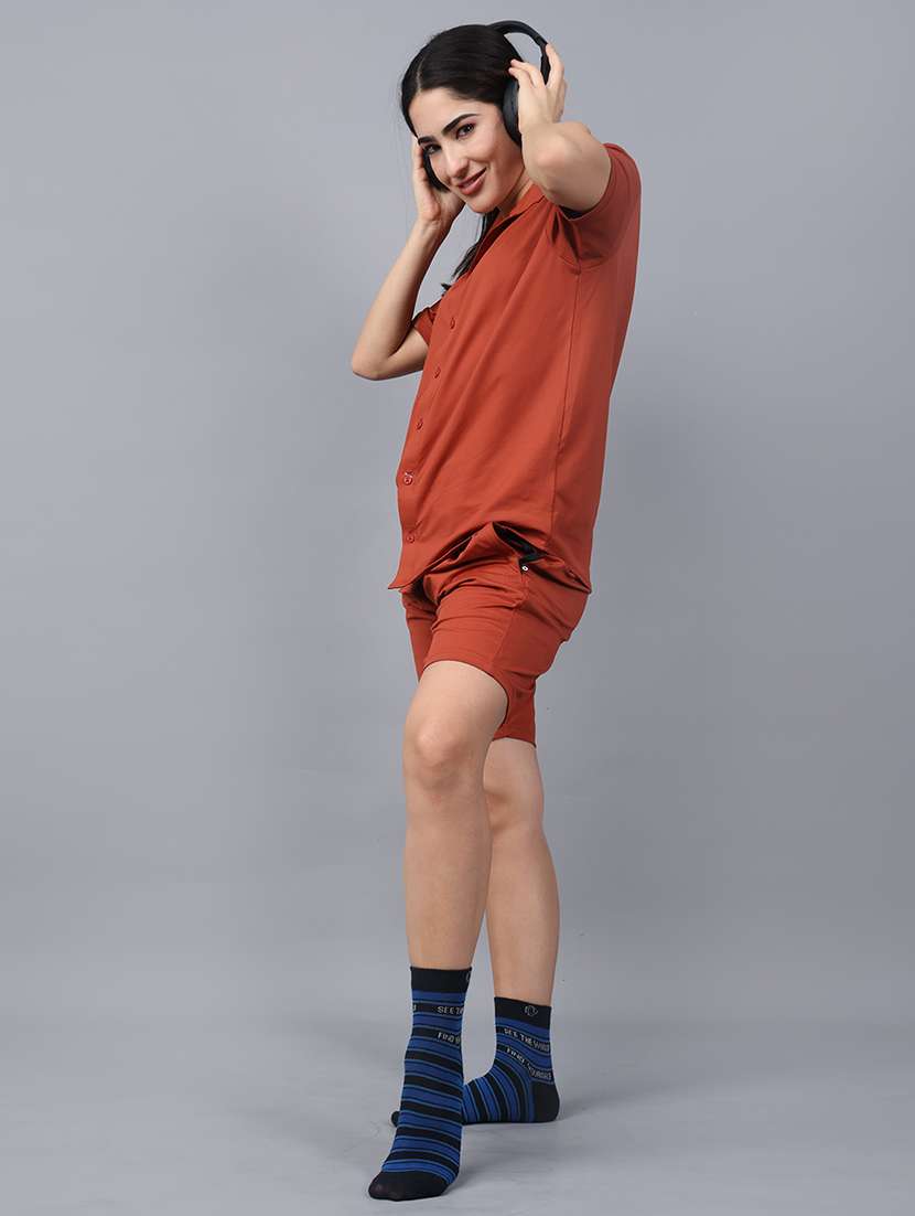 women cotton above ankle length socks combo - 21586821 -  Standard Image - 3