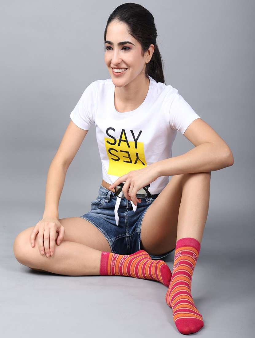 women pack of 5 ankle length socks - 21586840 -  Standard Image - 3