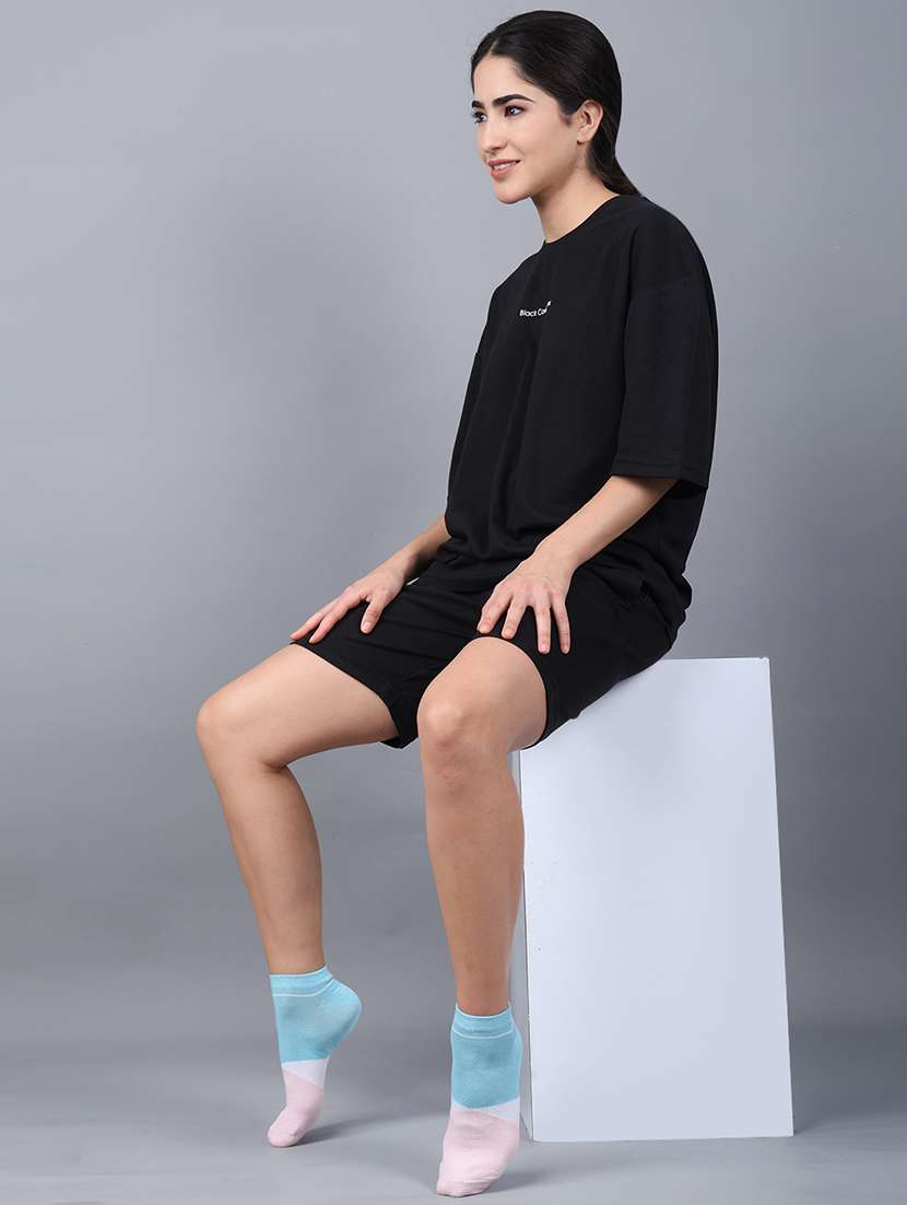 women pack of 5 ankle length socks - 21586847 -  Standard Image - 3