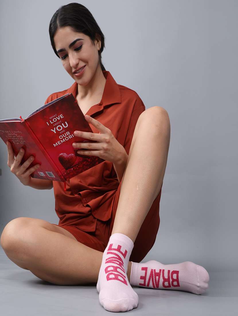 women ankle length combo socks - 21586869 -  Standard Image - 3