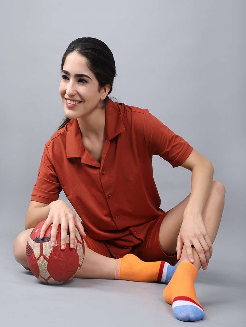 women pack of 3 ankle length socks - 21586878 -  Standard Image - 3