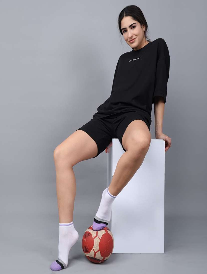 women ankle length combo socks - 21586883 -  Standard Image - 3
