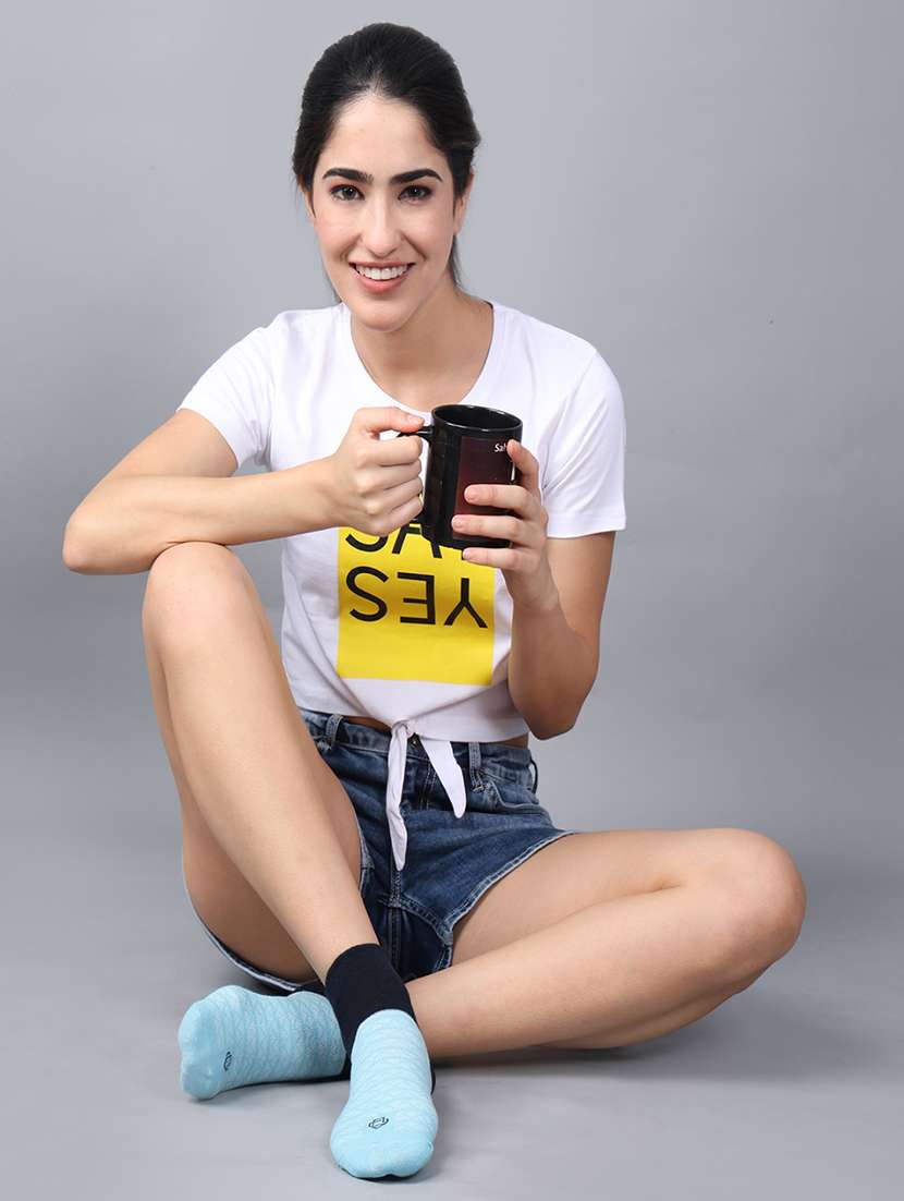 women pack of 5 ankle length socks - 21586911 -  Standard Image - 3