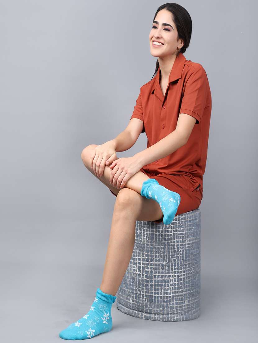 women above ankle length combo socks - 21586958 -  Standard Image - 3