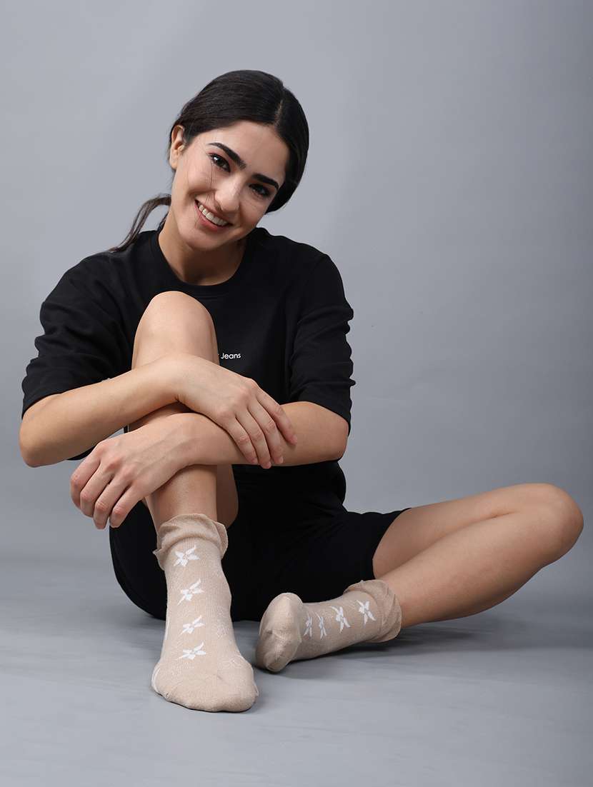 women pack of 5 ankle length socks - 21586967 -  Standard Image - 3