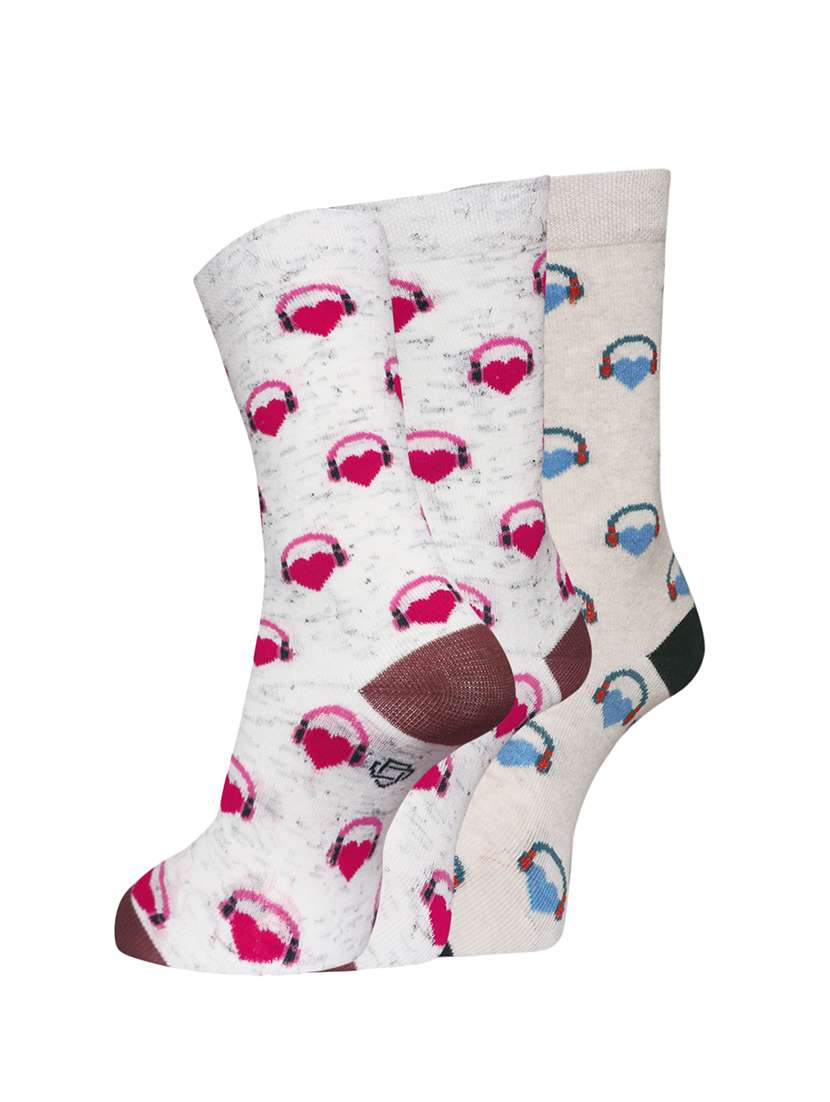 women cotton above ankle length socks combo