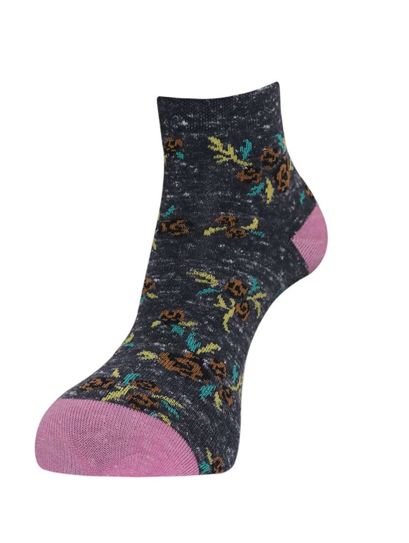 women cotton ankle length socks combo - 21587154 -  Standard Image - 3