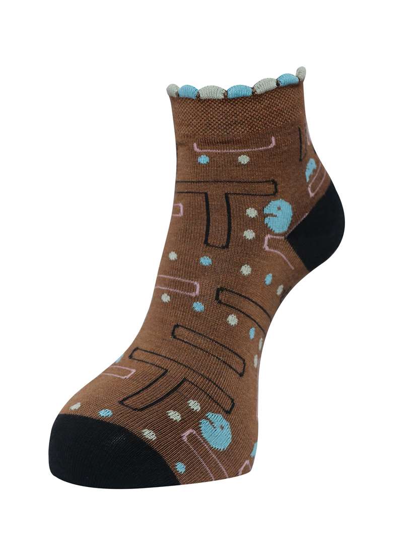 women cotton ankle length socks combo - 21587160 -  Standard Image - 3