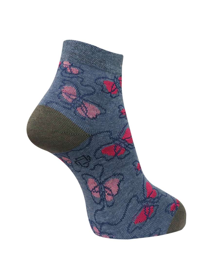 women cotton ankle length socks combo - 21587169 -  Standard Image - 3