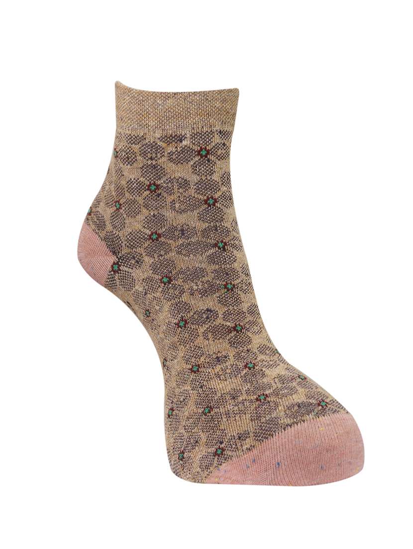 women cotton ankle length socks combo - 21587170 -  Standard Image - 3