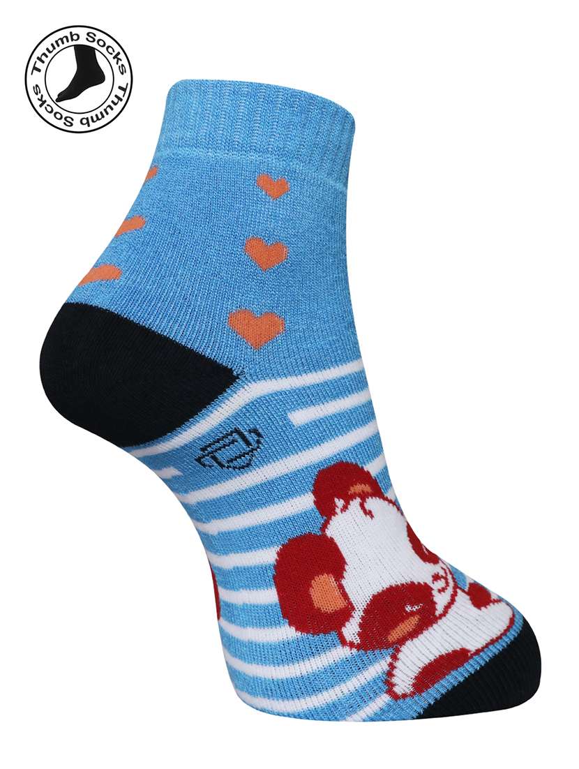 women cotton ankle length socks combo - 21587175 -  Standard Image - 3