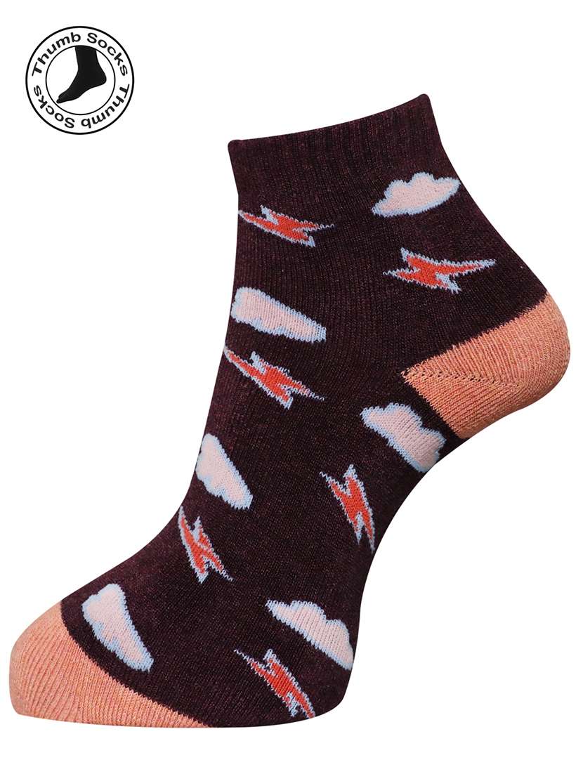 women cotton ankle length socks combo - 21587180 -  Standard Image - 3