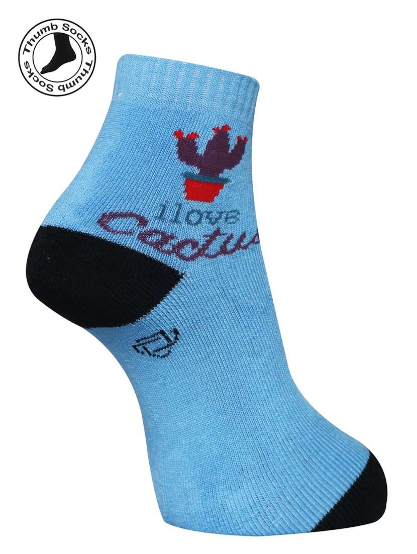 women cotton ankle length socks combo - 21587181 -  Standard Image - 3