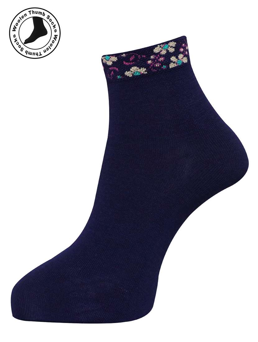 women cotton ankle length socks combo - 21587205 -  Standard Image - 3