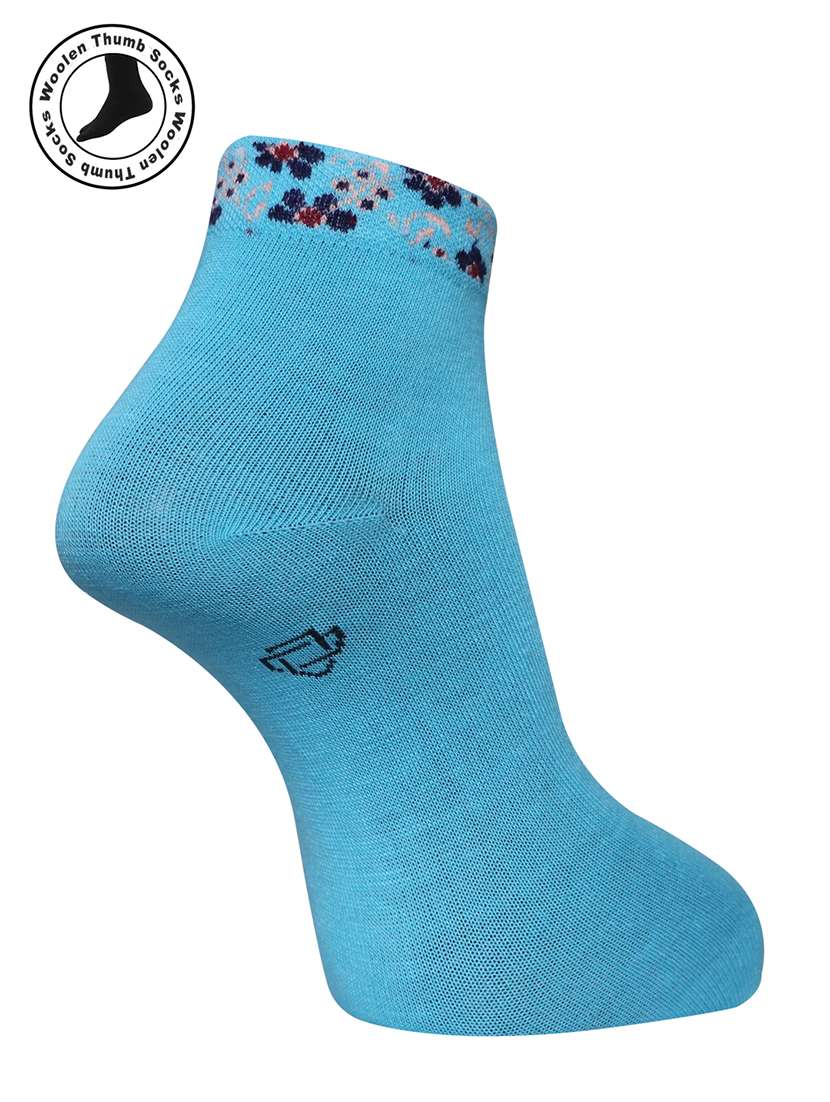 women cotton ankle length socks combo - 21587206 -  Standard Image - 3