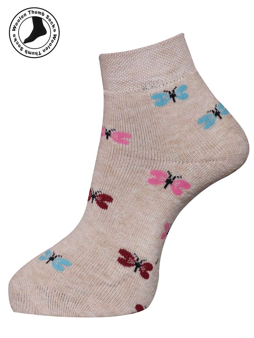 women cotton ankle length socks combo - 21587209 -  Standard Image - 3