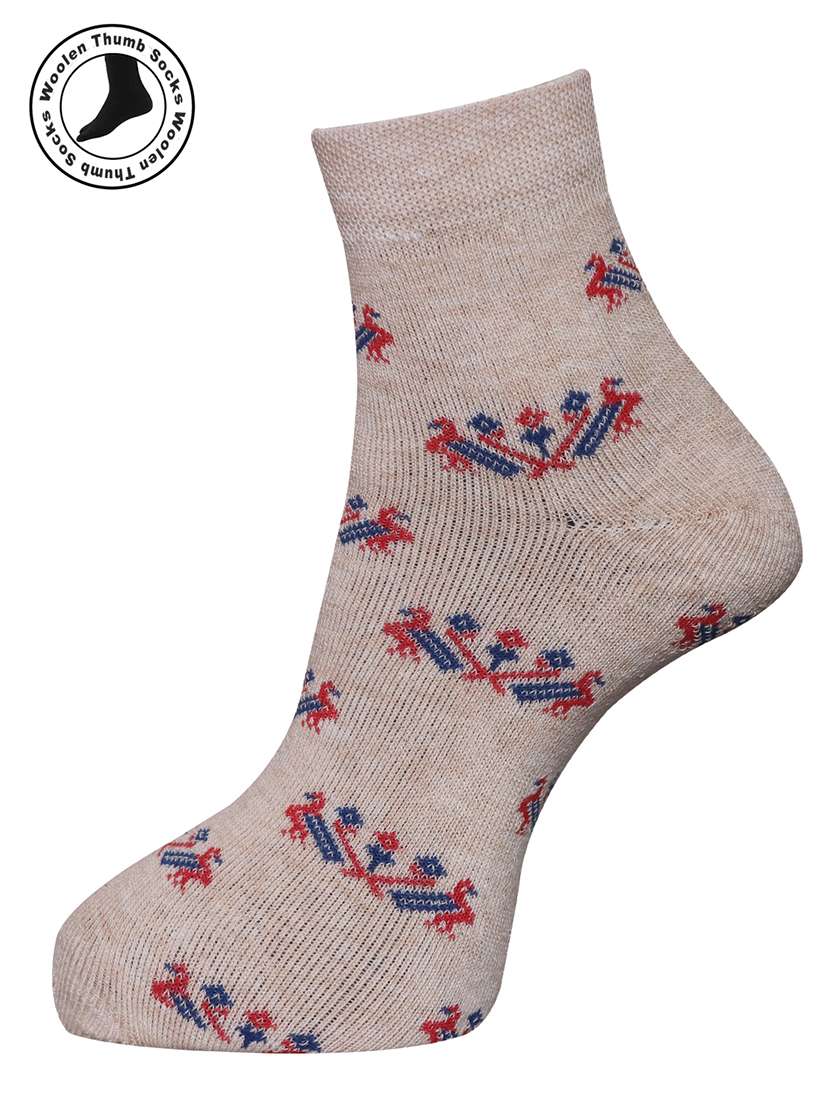 women cotton ankle length socks combo - 21587210 -  Standard Image - 3