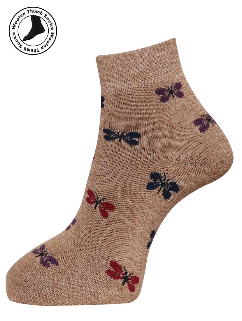 women cotton ankle length socks combo - 21587213 -  Standard Image - 3