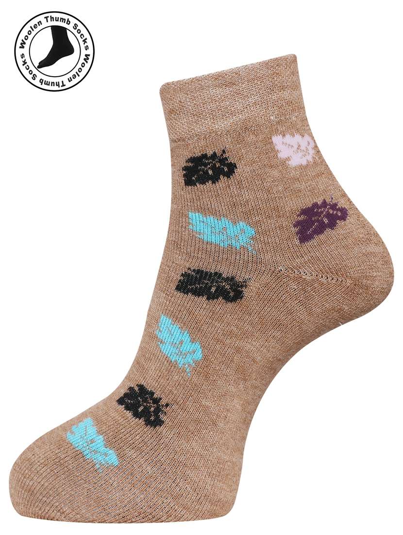 women cotton ankle length socks combo - 21587214 -  Standard Image - 3