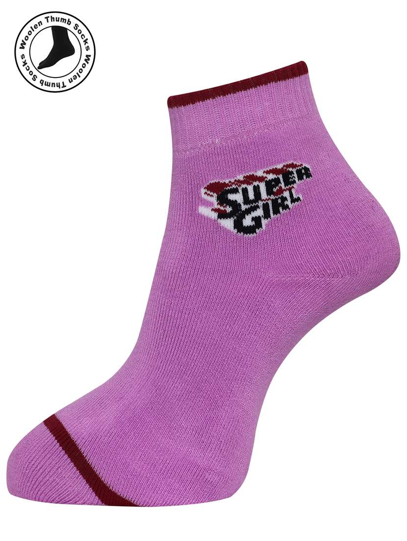 women cotton ankle length socks combo - 21587217 -  Standard Image - 3