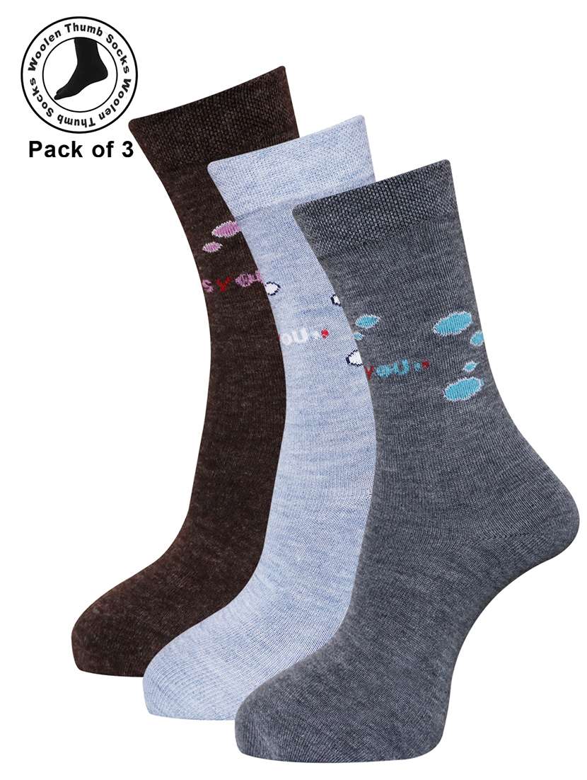 women cotton above ankle length socks combo