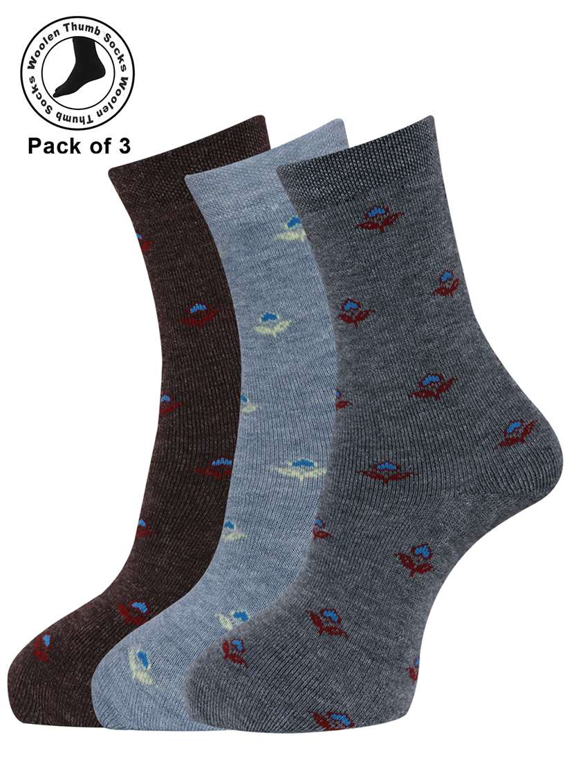 women cotton above ankle length socks combo