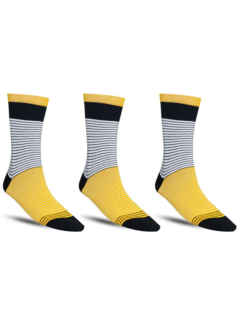 men pack of 3 above ankle length socks