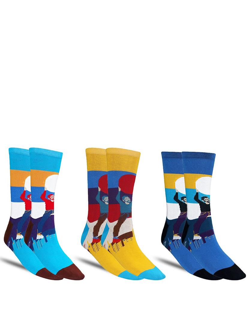 men pack of 3 above ankle length sock - 21587275 - Zoom Image - 0