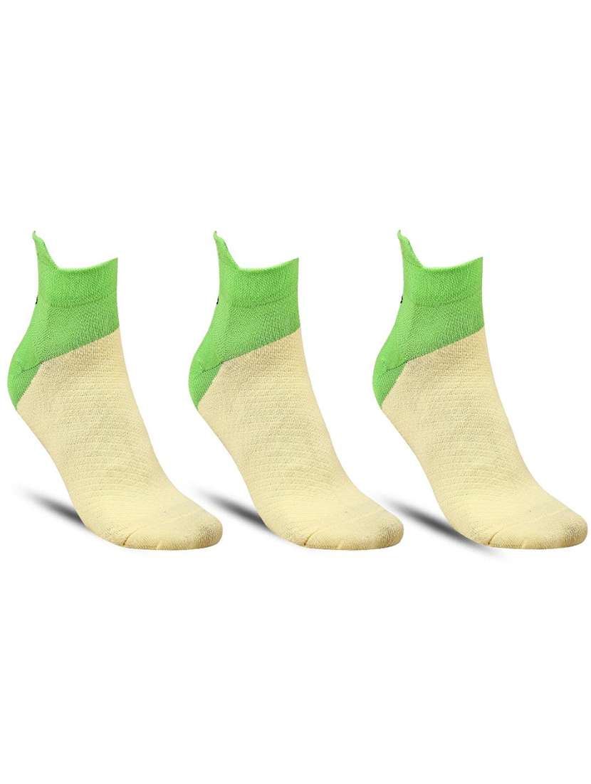 men pack of 3 ankle length socks - 21587339 -  Zoom Image - 0