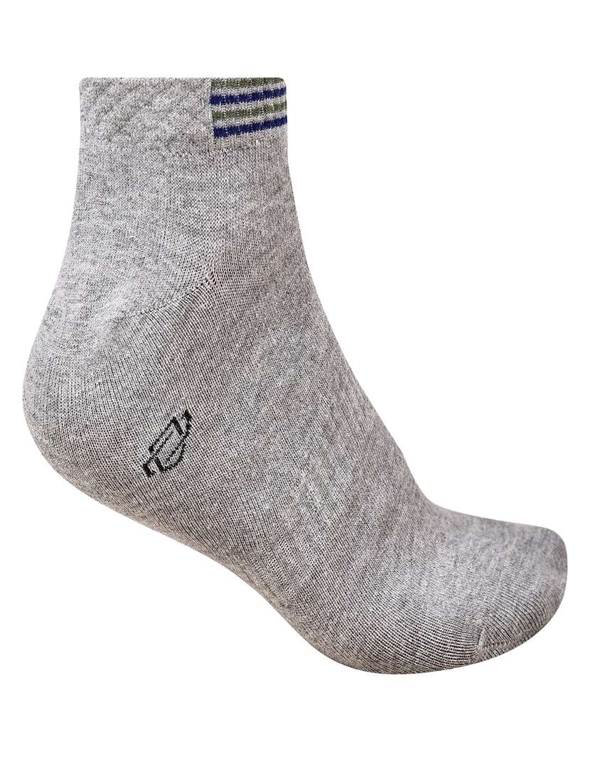 multi colored cotton ankle length sock - 21587354 -  Standard Image - 3