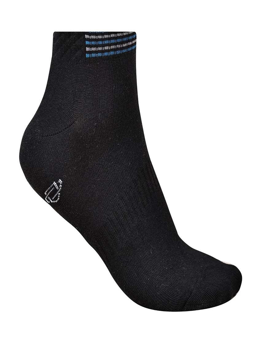multi colored cotton ankle length sock - 21587356 -  Standard Image - 3