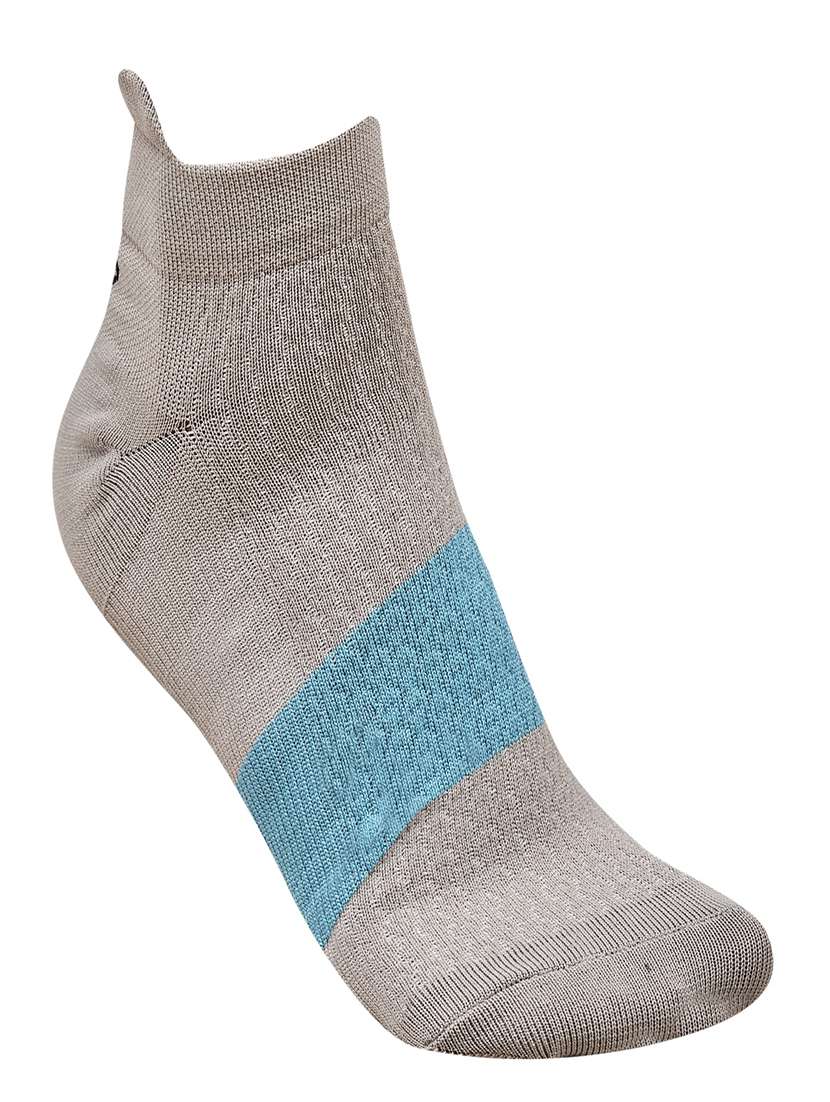 men color block cotton ankle length socks combo - 21587365 -  Standard Image - 3